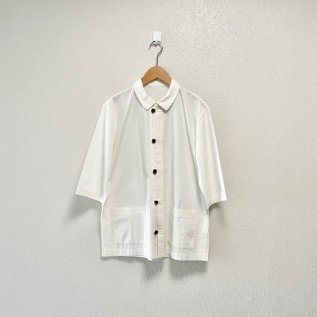 THE HINOKI コットンブロード オープンカラーシャツ