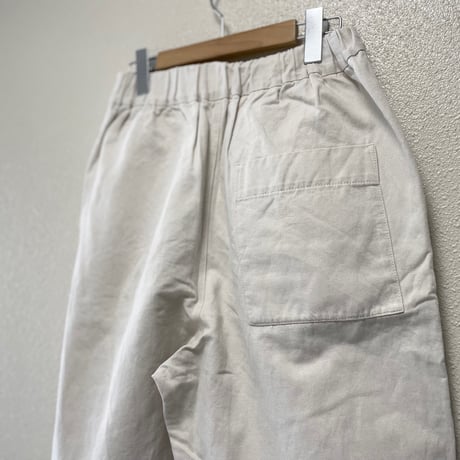 yuni コットンリネンタックパンツ