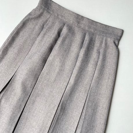 販売継続品 / fig London wool mood ボックスプリーツスカート