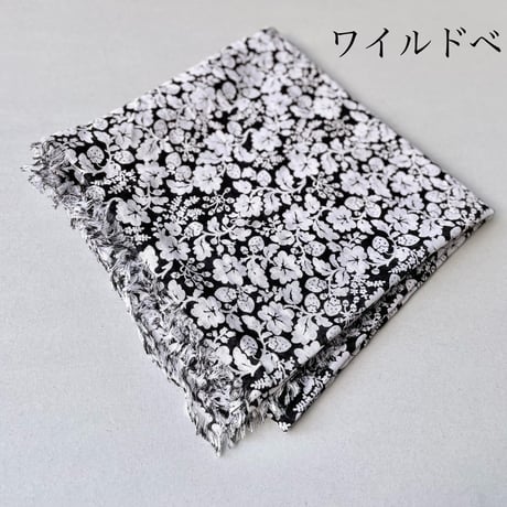 R&D.M.Co- ハンドプリントコットンガーゼショール