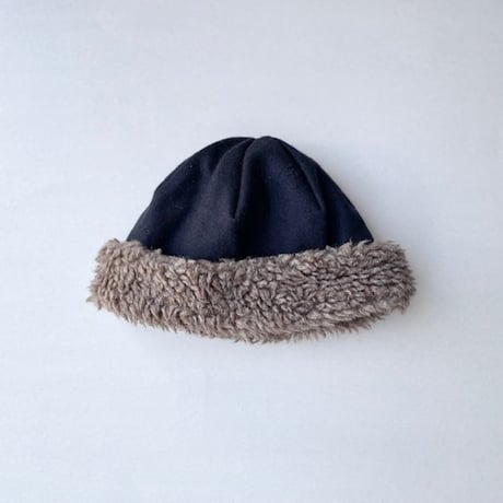 販売継続品/ mature ha. reversible beanie boa リバーシブルビーニー ボア 帽子