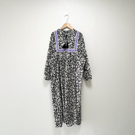 FREDY REPIT プリントミックスギャザーワンピース