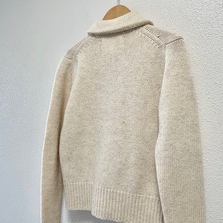 MHL. 襟付きニットカーディガン