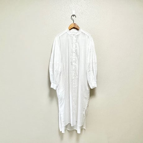 MidiUmi lace combi frill shirt OP