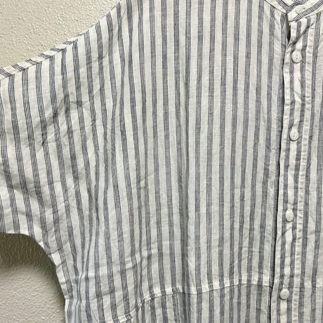 NATURAL LAUNDRY 先染めリネン ドルマンワンピース