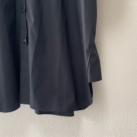mizuiro ind ハーフスリーブ ワイド シャツワンピース
