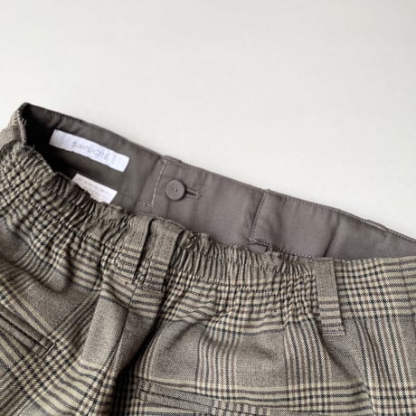2024AW / Simplicite チェックツータックワイドパンツ