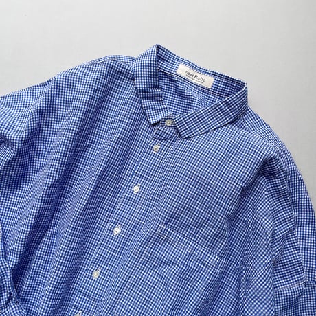 nest Robe ハードマンコットンリネンカシュクールシャツ