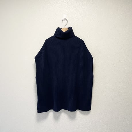 未使用品 / タグ付き / NATURAL LAUNDRY ラムウール RIBタートルベスト