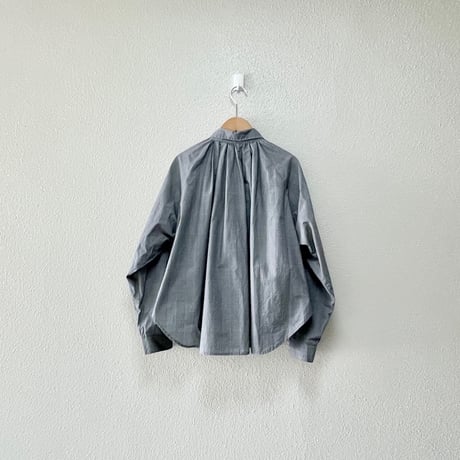 2024AW / 販売継続品 UNIVERSAL TISSU ナチュラルタイプライターギャザータックBL