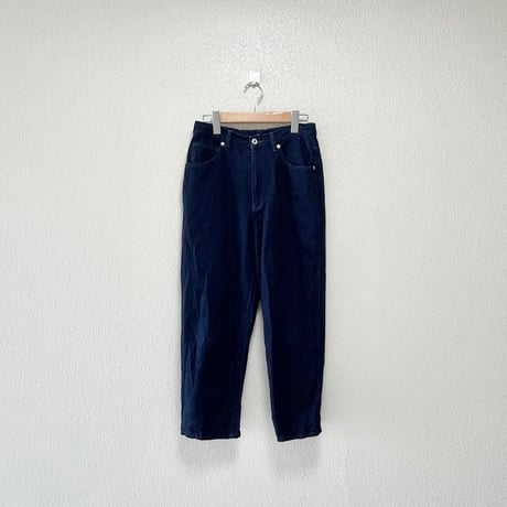 販売継続品 / TISSU サフィランリネンデニム ハイライズパンツ