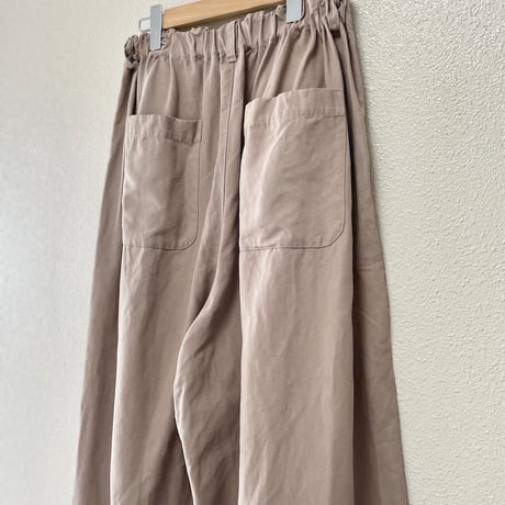 nest Robe コットンリネンタックワイドパンツ