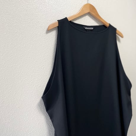 mizuiroind 2024AW ボートネックノースリーブワンンピース