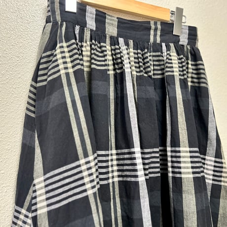 l'atelier du savon BIGCHECKスカート