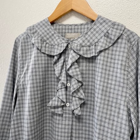 margarethowell 襟付きフリルブラウス