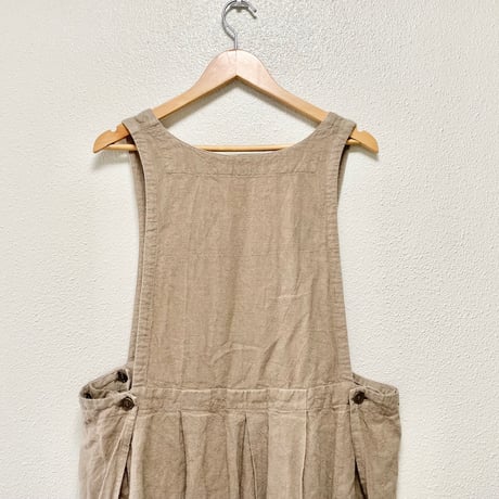 nest Robe ラミーリネン2wayエプロンワンピース