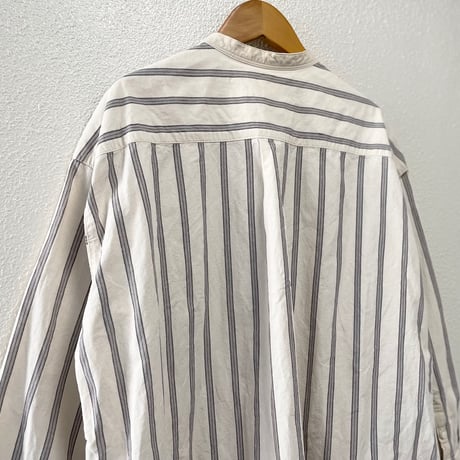 nest Robe コットンリネンストライプロングチュニック