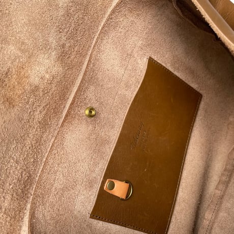 TIDE WAY レザーショルダーバック