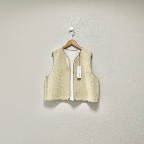 2024AW / 未使用品 / タグ付き Veritecoeur シープボア ボンディング ベスト