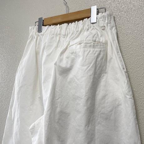 2023SS / nest Robe コットンチノ近江晒 タックパンツ