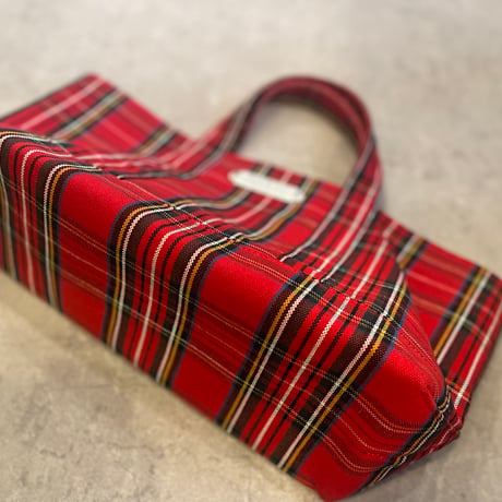 R&D.M.Co- TARTAN CHECK TOTE