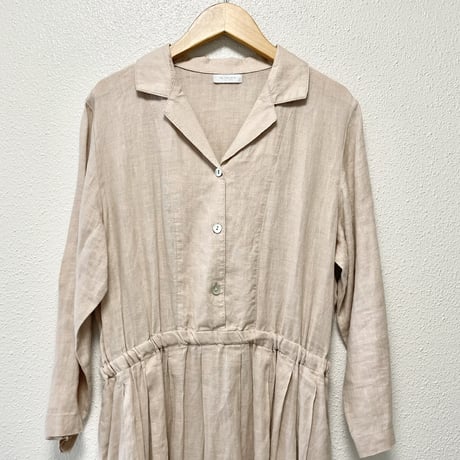 fog linen work  hal ギャザーワンピース
