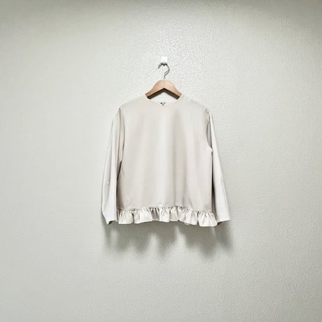 販売継続品 / anana 裾フリルブラウス グレージュ