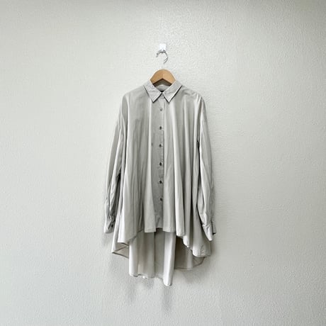 販売継続品 /  mizuiro ind  ワイドシャツチュニック