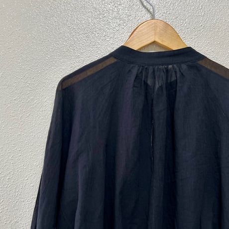 cloche ボリューム袖コットンシアーブルゾン