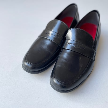 未使用品 / 販売継続品 / TRAVEL SHOES by chausser ガラスレザー ローファー