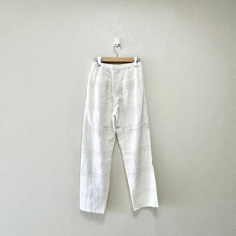 FREAK'S STORE パンチング刺繍レースパンツ