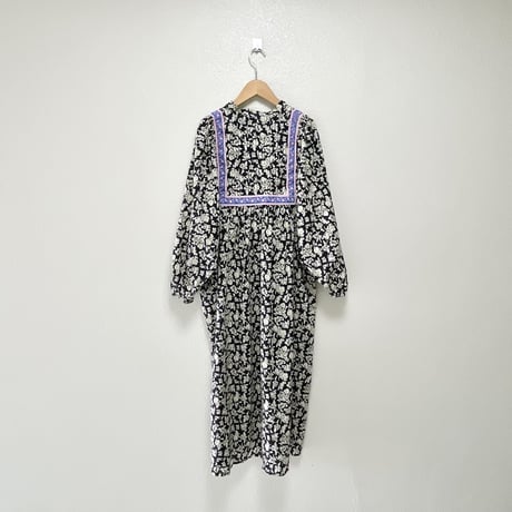 FREDY REPIT プリントミックスギャザーワンピース