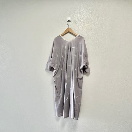 mina perhonen laundry  choucho コットンシルクフレアワンピース