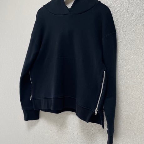 (g) コットン裏毛サイドジップパーカー
