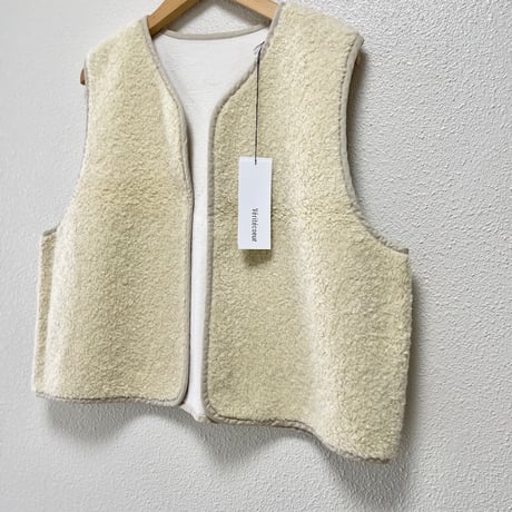 2024AW / 未使用品 / タグ付き Veritecoeur シープボア ボンディング ベスト