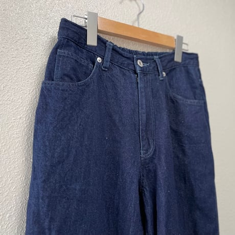 販売継続品 / TISSU サフィランリネンデニム ハイライズパンツ