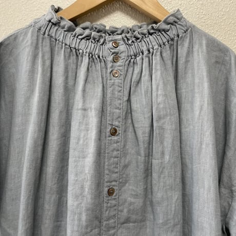 nest Robe リネンシャーリングネックワンピース