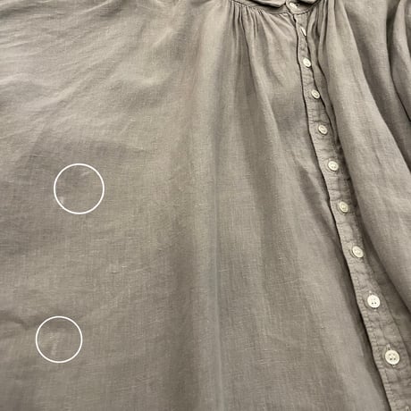 販売継続品 / Brocante リネンキャンバスグランシャツ