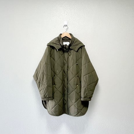 2024AW / SLOBE IENA 撥水パッディドフーディーポンチョ