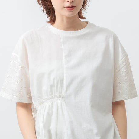 【4色展開】select 切替ギャザーブラウス