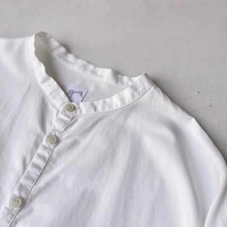 grin シトラス刺繍スタンドシャツ