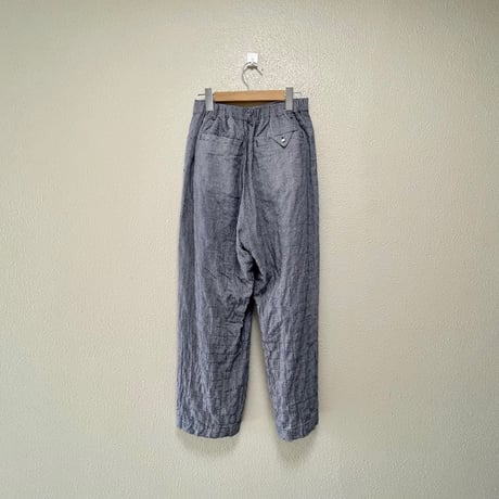 2025SS / l'atelier du savon くしゃくしゃコットン パンツ