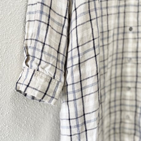 nest Robe リネンチェック2wayワンピース タータンチェック