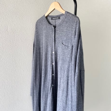 2024AW / mizuiro ind ハイゲージスタンドカラーワンピース