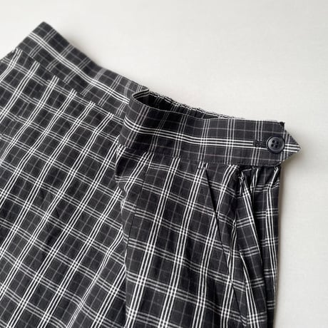 2024SS /  MidiUmi チェックAラインスカート