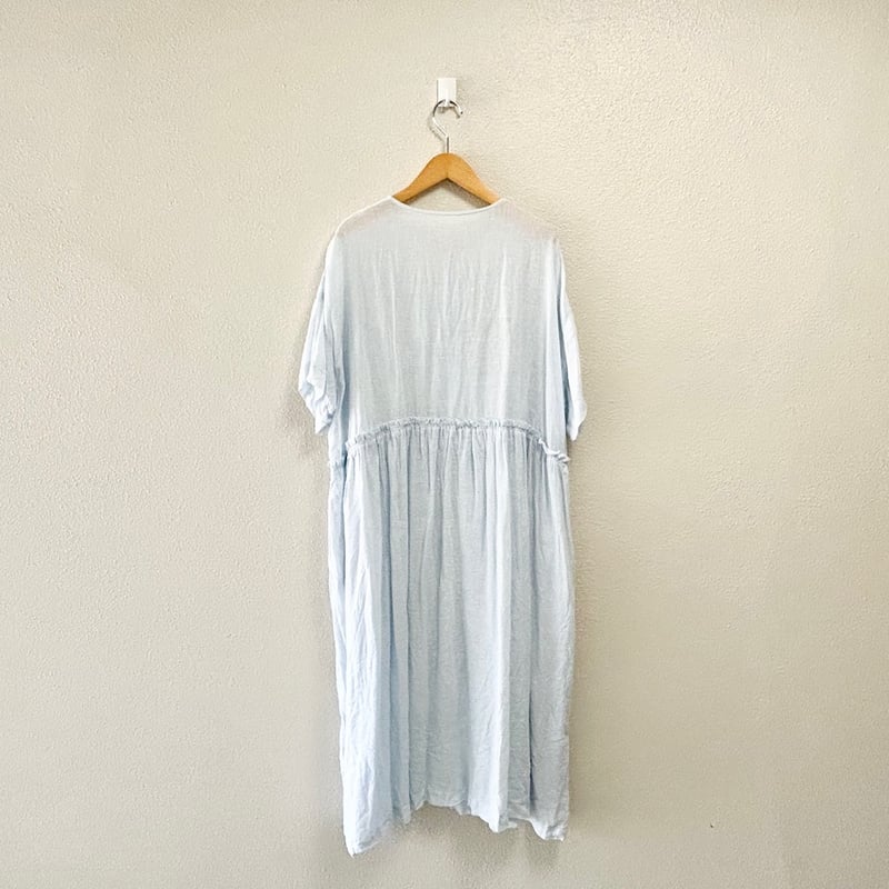 nest Robe リネンタックギャザー半袖ワンピース | Lisululu online