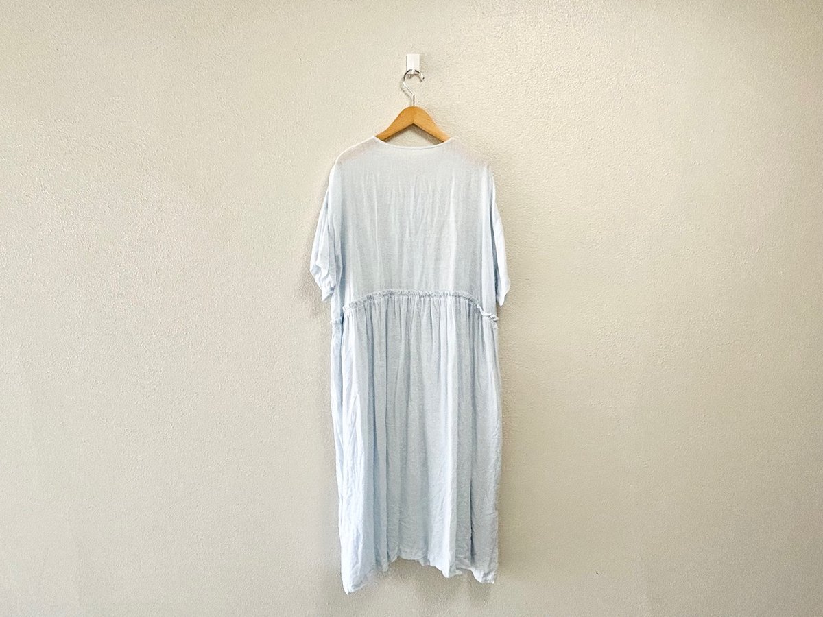 nest Robe リネンタックギャザー半袖ワンピース | Lisululu online