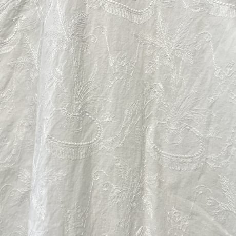 tricot COMME des GARCONS チャイナ刺繍ブラウス