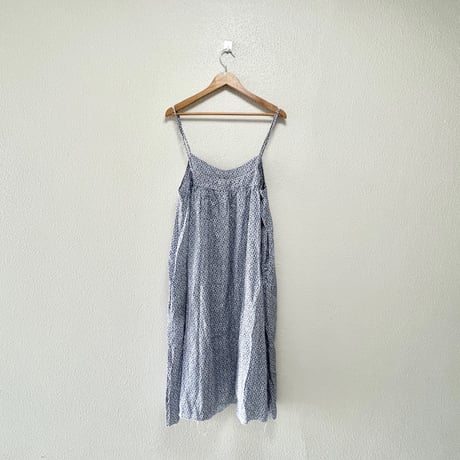 nest Robe×Vlas Blomme 別注 リネンフラワープリントキャミソールワンピース