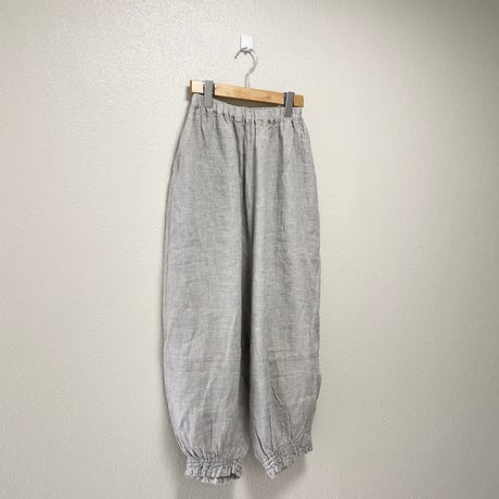 あたう洋裁店 リネン裾フリルパンツ